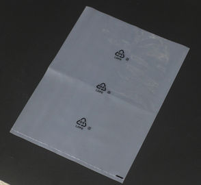 Wodoodporny plastikowy worek PE 150 * 200 Mm, biały z niestandardowym nadrukowanym logo