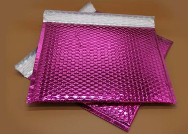 Błyszczące wodoodporne metalowe koperty bąbelkowe Pusty materiał drukowany do wysyłki