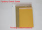 Dostosuj żółty druk Kraft Paper Bubble Mailers Amortyzowana opłata pocztowa 10 * 12 cali