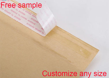 Recyklingowe papierowe koperty bąbelkowe Koperty wysyłkowe Żółte zapieczętowane woreczki bąbelkowe