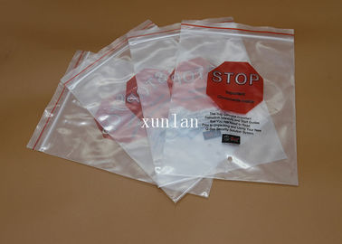 Płaskie otwarte plastikowe torby PE Druk offsetowy z 2 lub 3 stronami uszczelniającymi